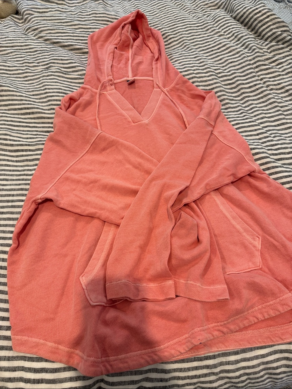 Old Navy Coral Pink Hooded Sweatshirt